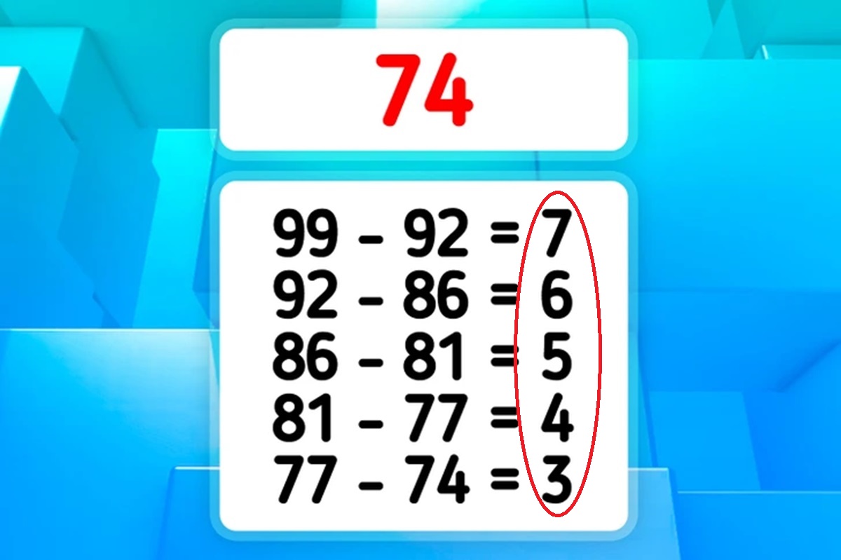 Mathematical Puzzle with Number Connections