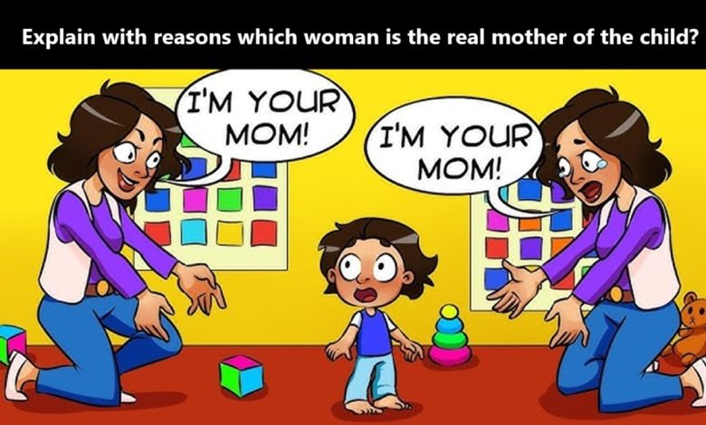 Visual Test to Identify the Real Mother