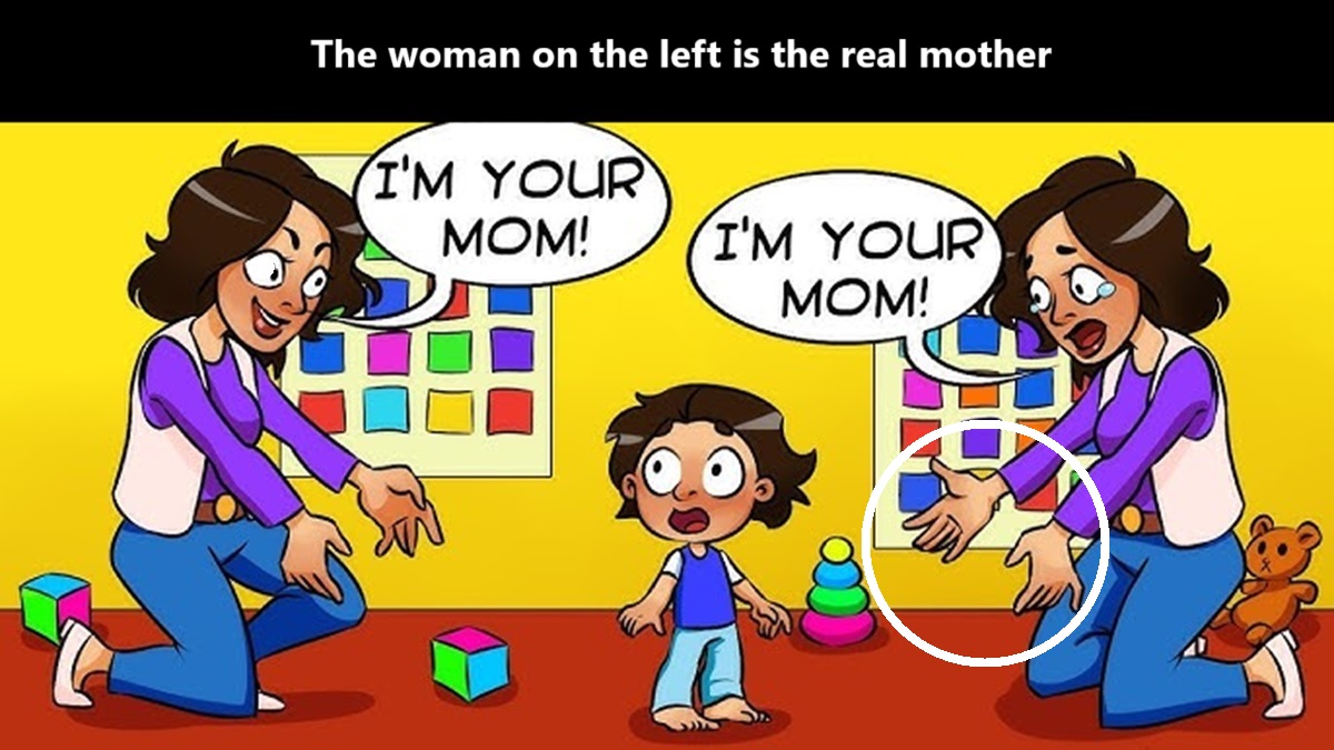 Visual Test to Identify the Real Mother