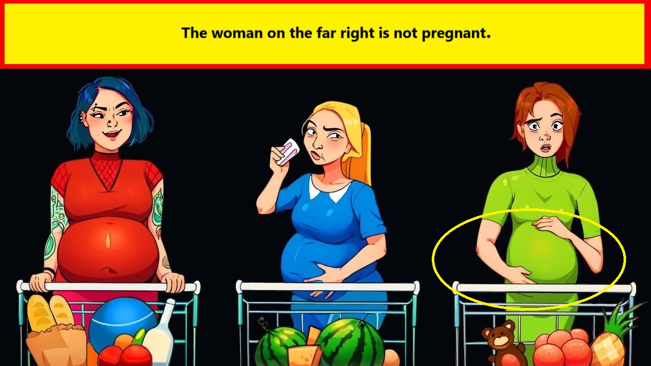 Deceptive Woman Visual Test