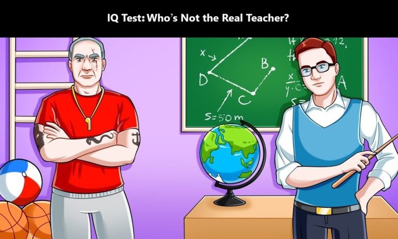 IQ Test with Spot the Fake Teacher
