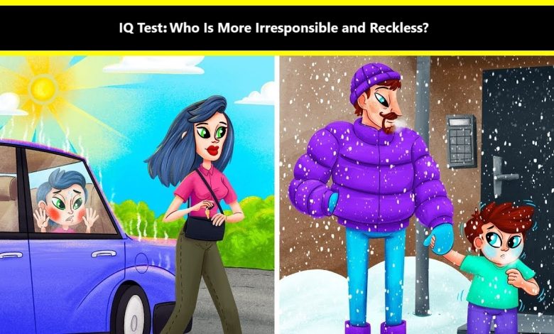 IQ Test with Spot the Foolish Parent