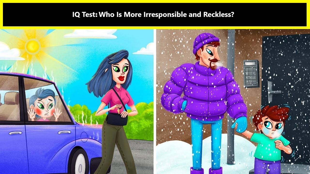 IQ Test with Spot the Foolish Parent