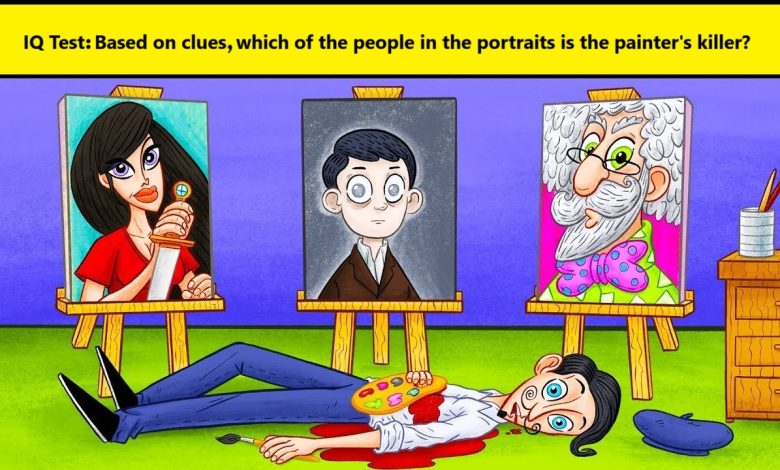 Iq Test with spot the painter's killer