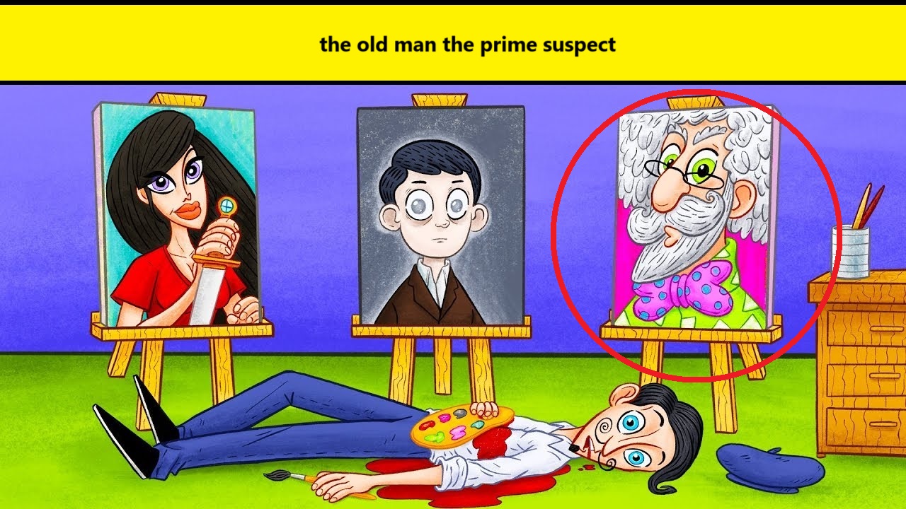 Iq Test  with spot the painter's killer
