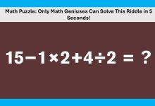 Genius Level Math Test