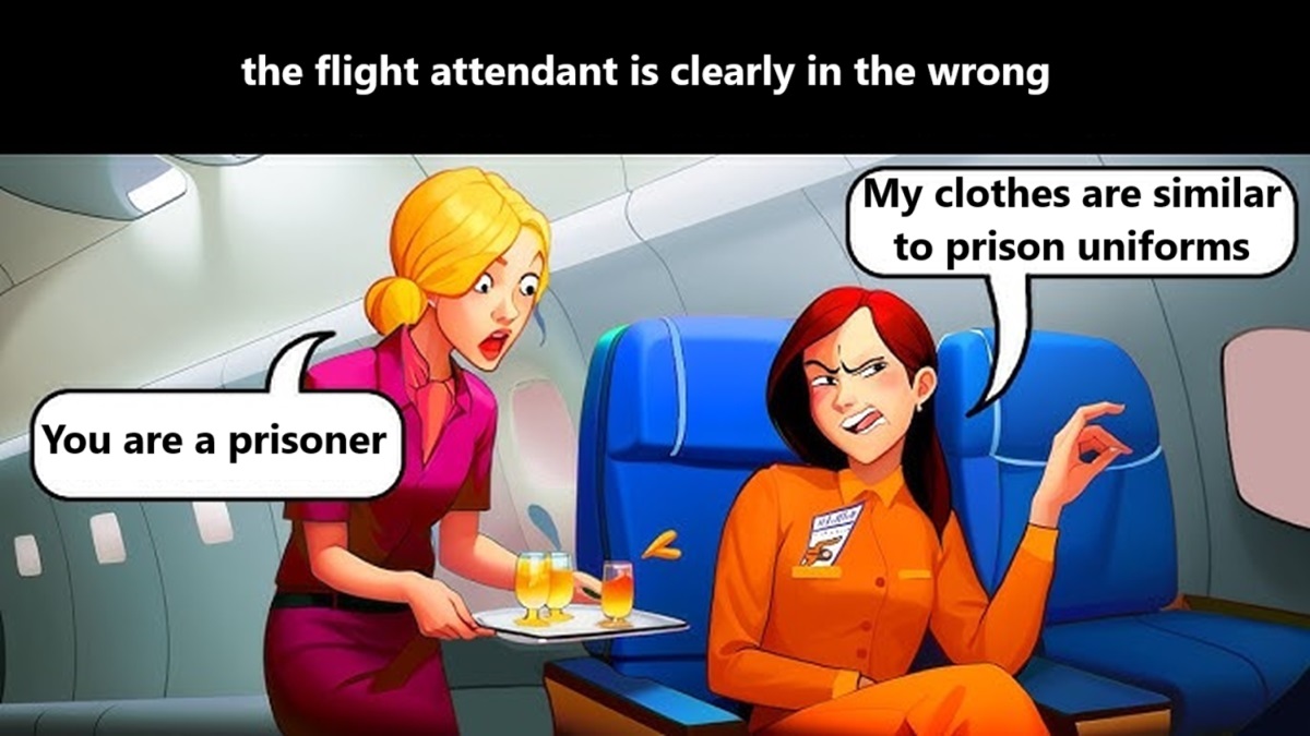 Reality-Based IQ Test on a Plane