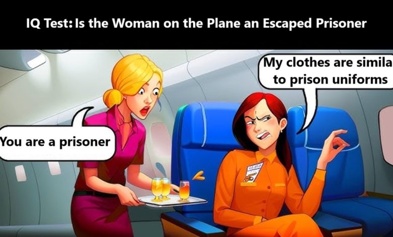 Reality-Based IQ Test on a Plane