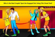 Visual puzzle to identify the real couple