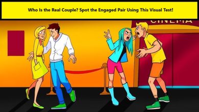 Visual puzzle to identify the real couple