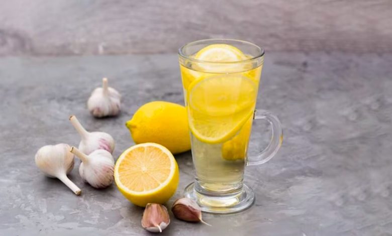 when you drink garlic ginger and lemon water