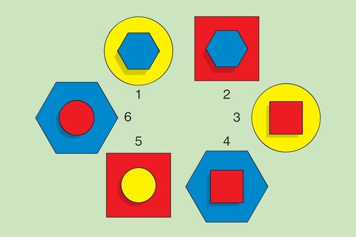 Visual IQ Test with Geometric Shapes