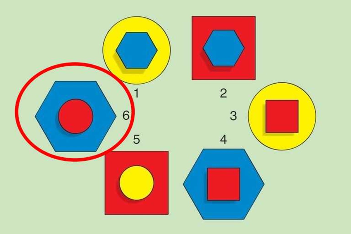 Visual IQ Test with Geometric Shapes