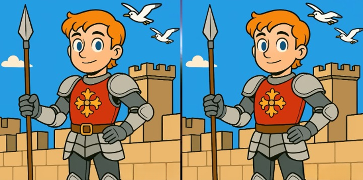 Spot the Difference Test with the Castle Guard