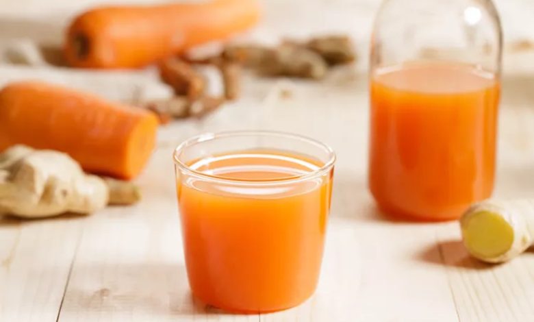 carrot and ginger juice